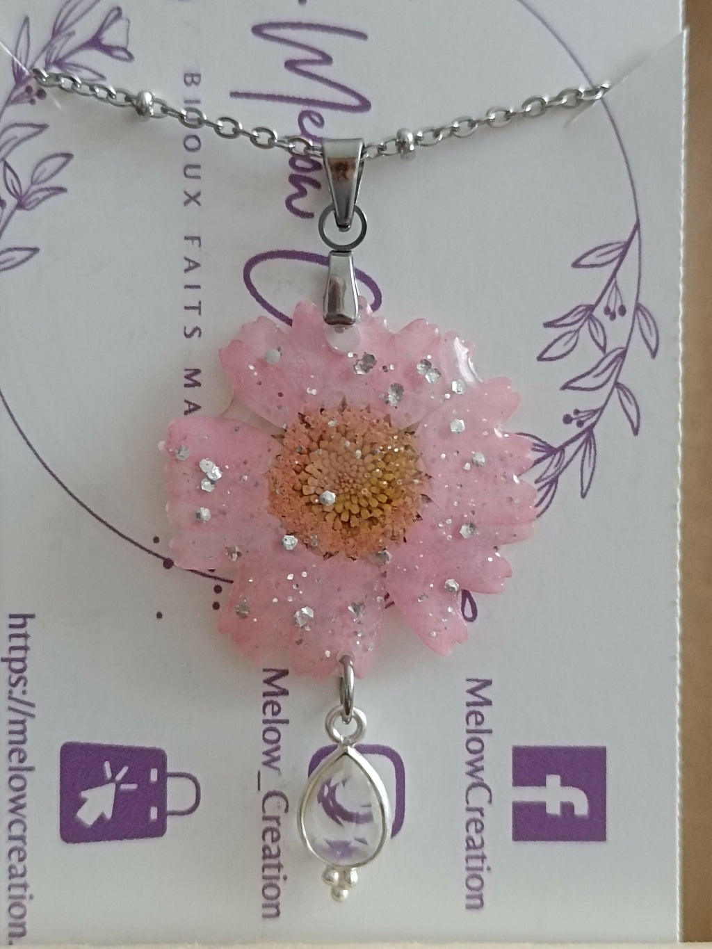 ME/CFS Necklaces Dried Flowers