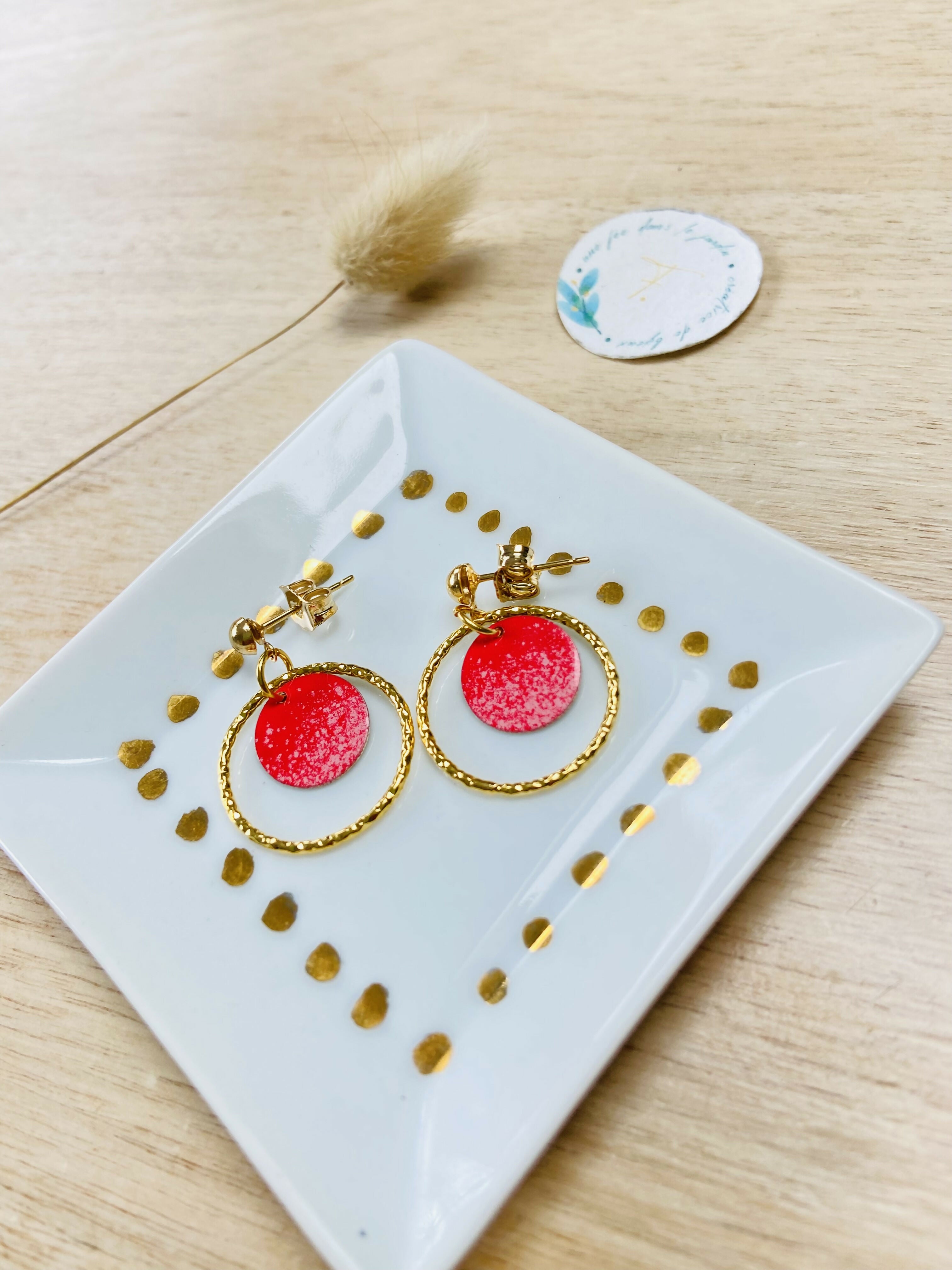 boucles d'oreilles FREISIA tall
