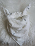 Foulard bébé enfant double gaze baleine