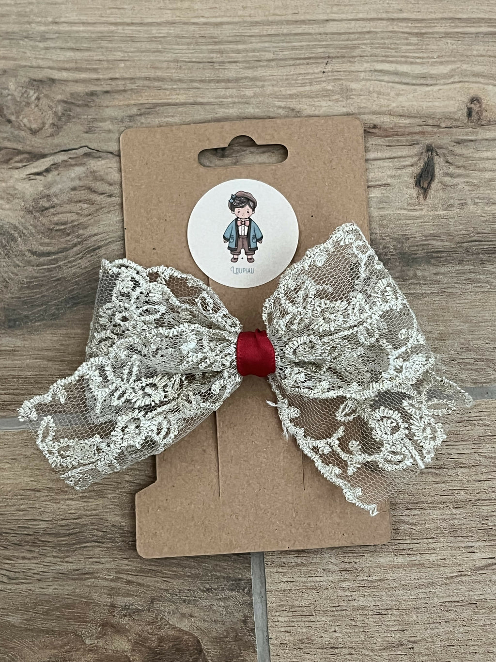 Barrette de Noël pailletes