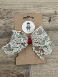 Sparkly Christmas hair clip