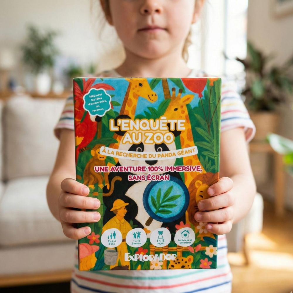 Treasure hunt kit - Looking for the Giant Panda - 4/5 years old