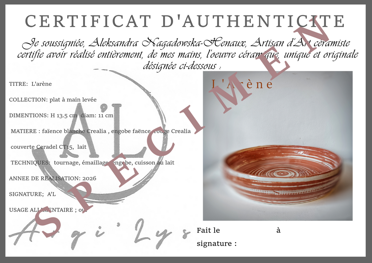 Plat L'Arène