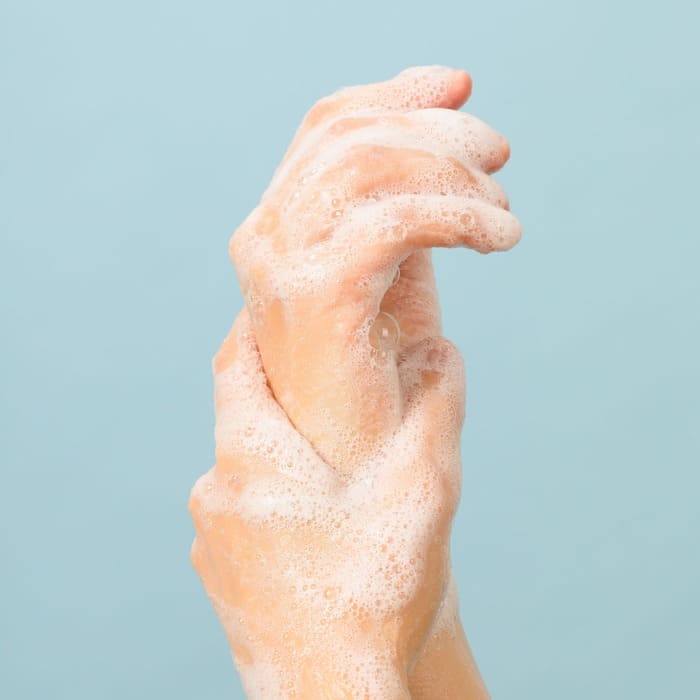 Mousse du gel douche Pimpant