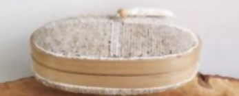 BOITE OVALE BEIGE