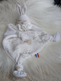 Doudou lapin blanc