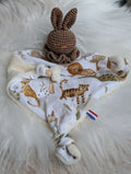 Doudou lapin animaux de la savane