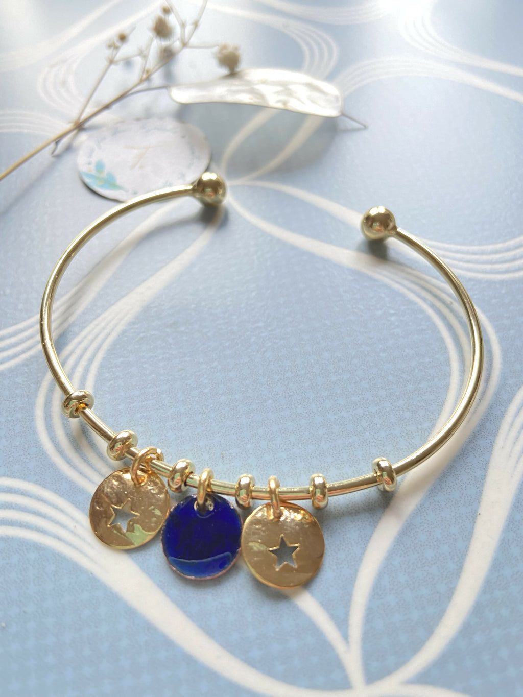 bracelet Myosotis doré