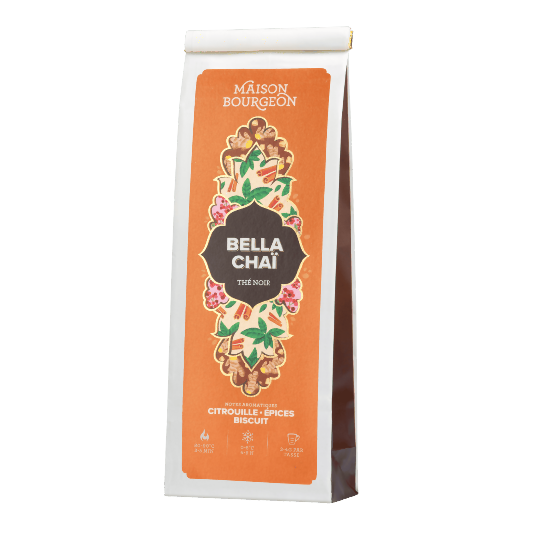 Thé noir Biscuit Citrouille - Bella chaï - Sachet 100g