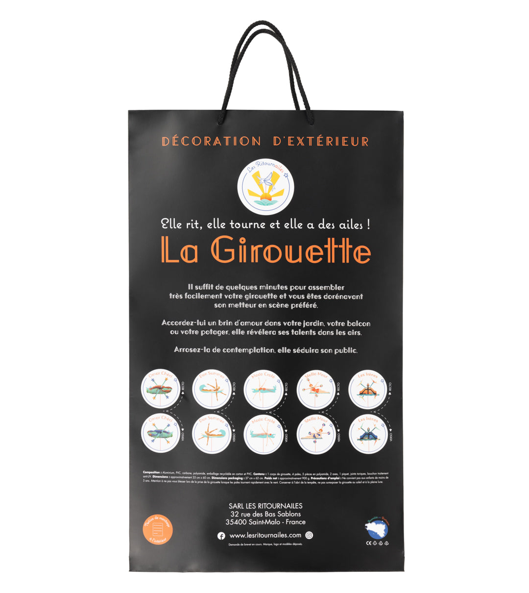 Girouette Mona et Mia  déstockage