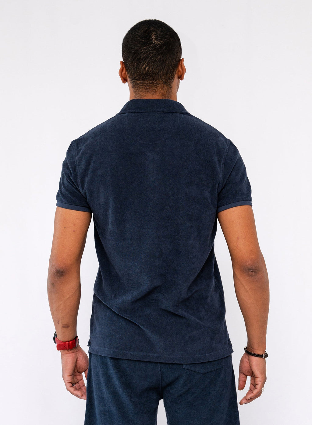 Calvi terry polo shirt