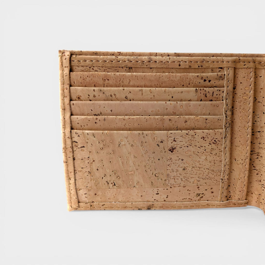 Vegan cork wallet with bill compartment, Enzio