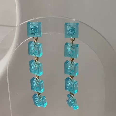 Boucles d'oreilles pendantes dorées - Les Somptueuses
