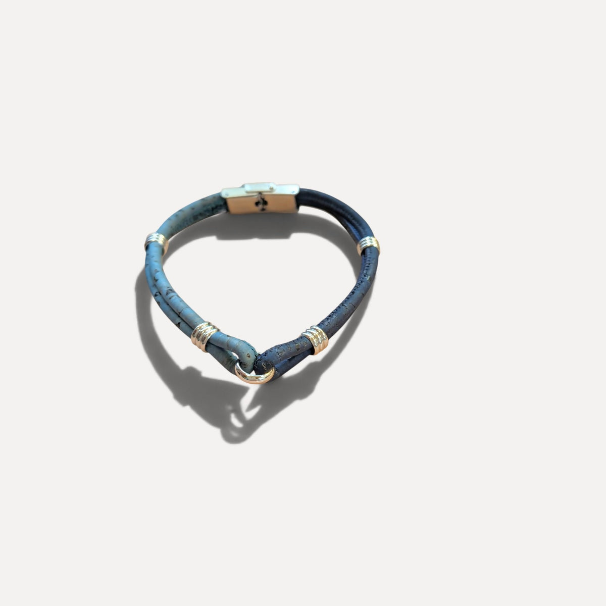 Bracelet homme en liège fin gravé papa 18,90