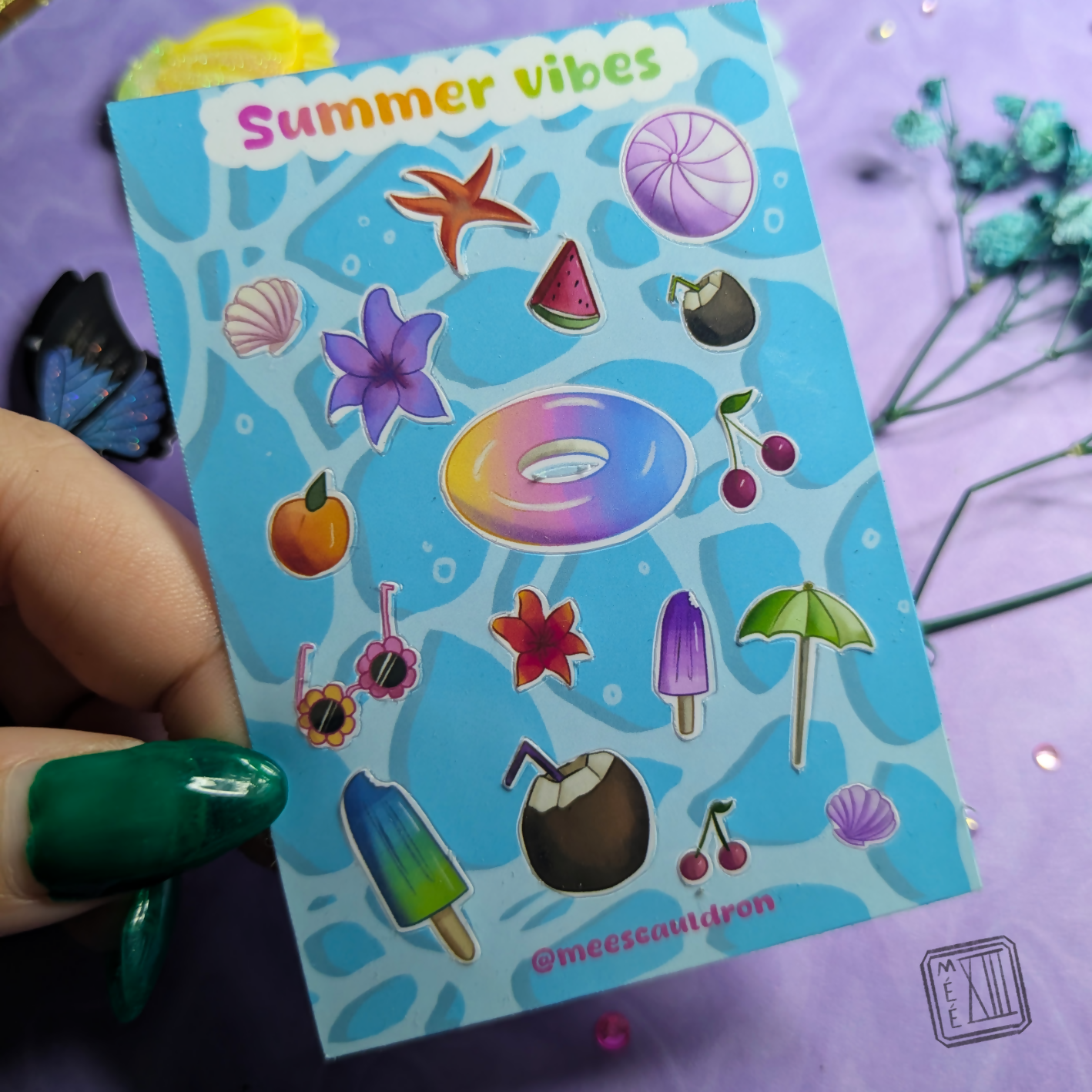 Sticker sheet summer vibes