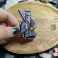 Pin's en bois artisanal Jason