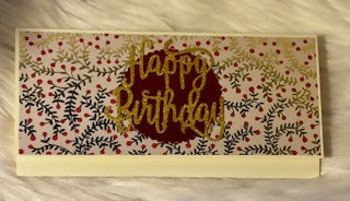 GREETING CARD "HAPPY BIRTHDAY"
