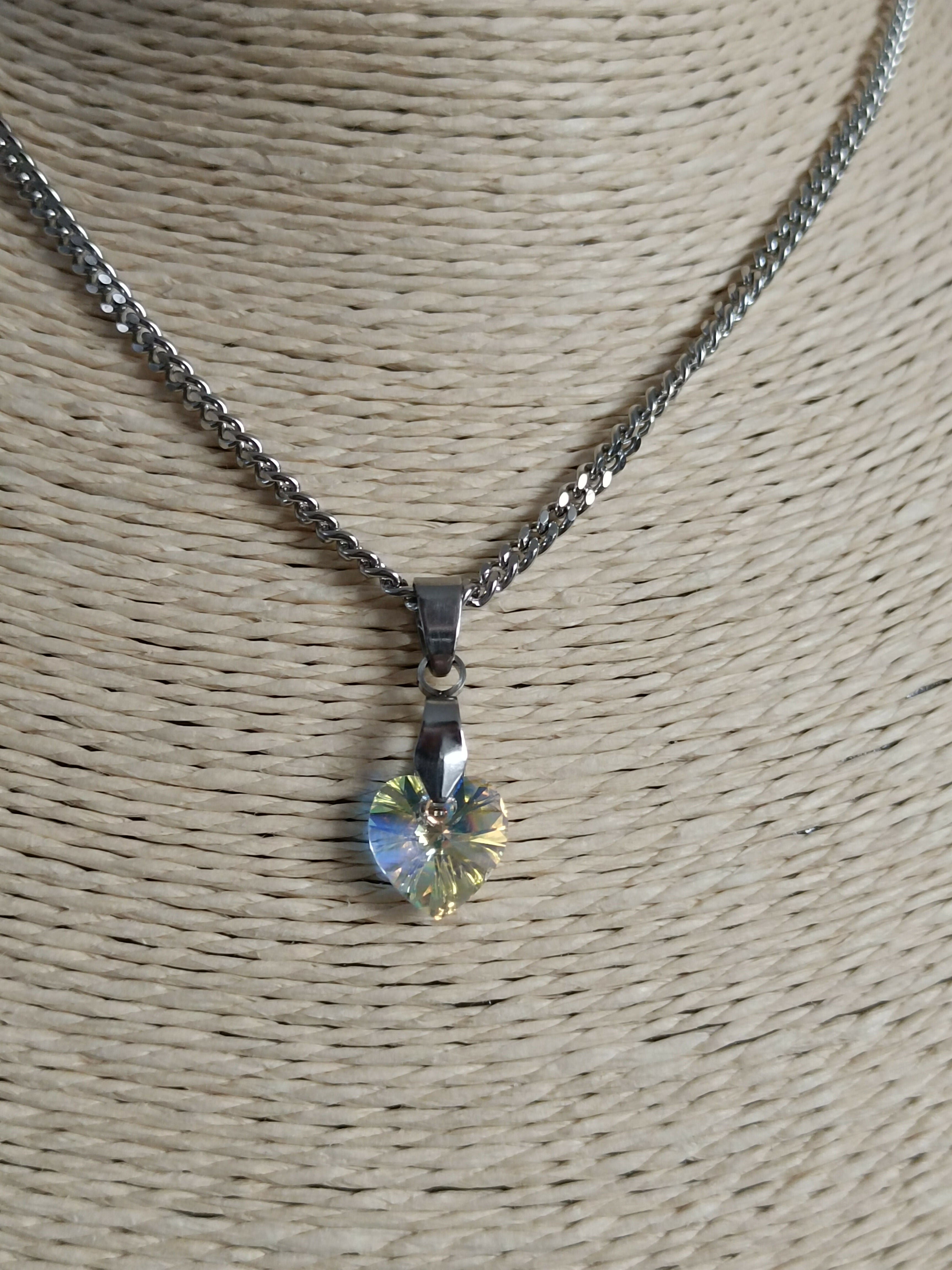 MEL/CCA Collier Cœur Argent