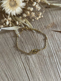 Small pineapple bracelet