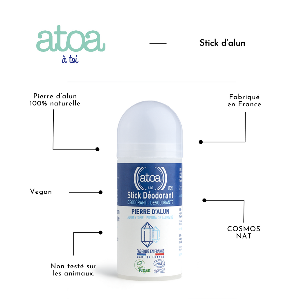ATOA - COSMOS NAT Certified Alum Deodorant Stick