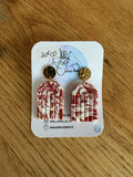 Boucles Arches Marbré Rose
