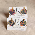 boucles d'oreilles fleuries klbo005
