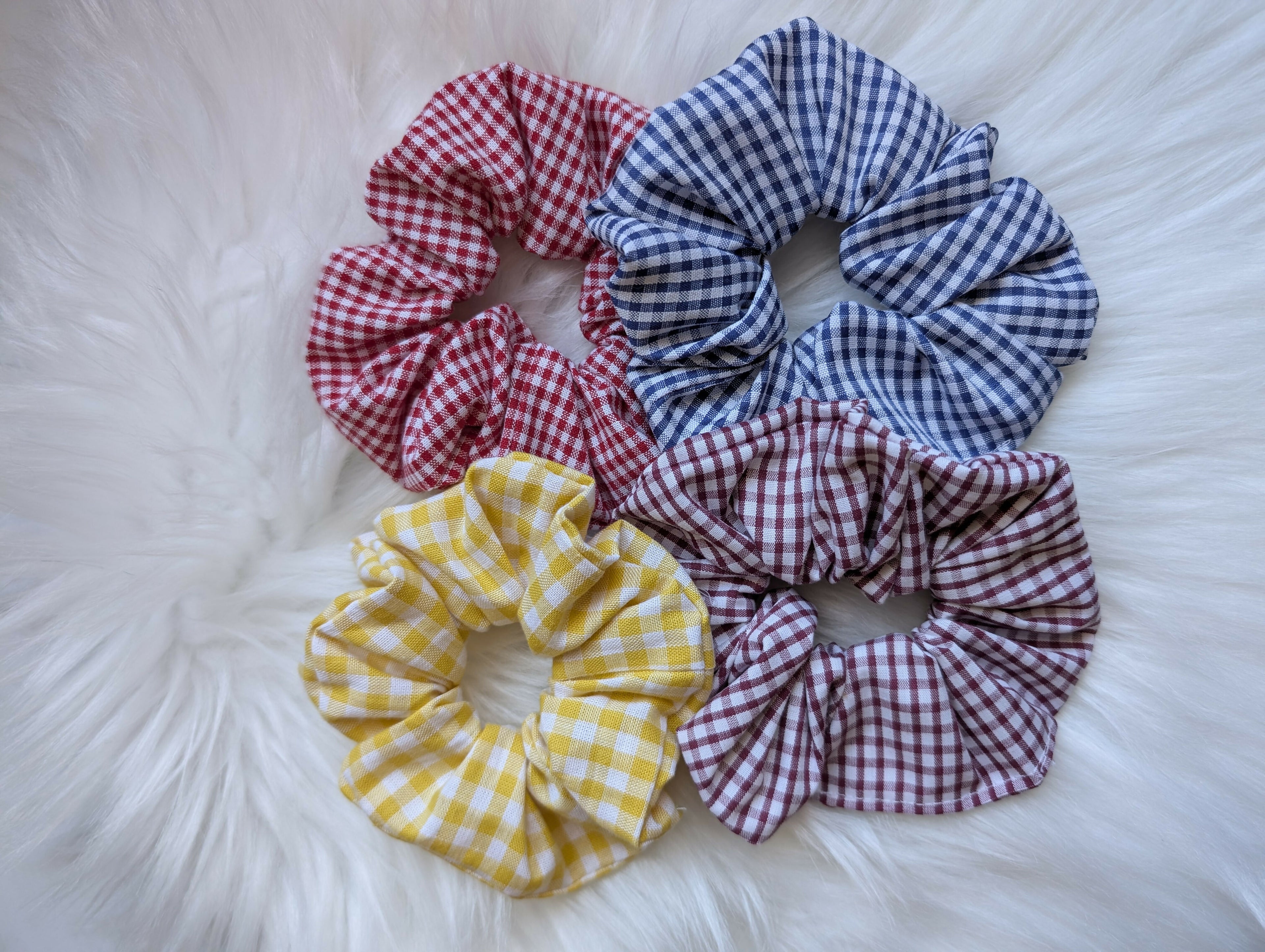 COTTON SCRUNCHIE VARIOUS COLOURS