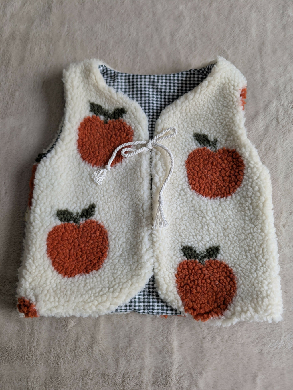 SHEPHERD VEST Apples 18 months - 3 years