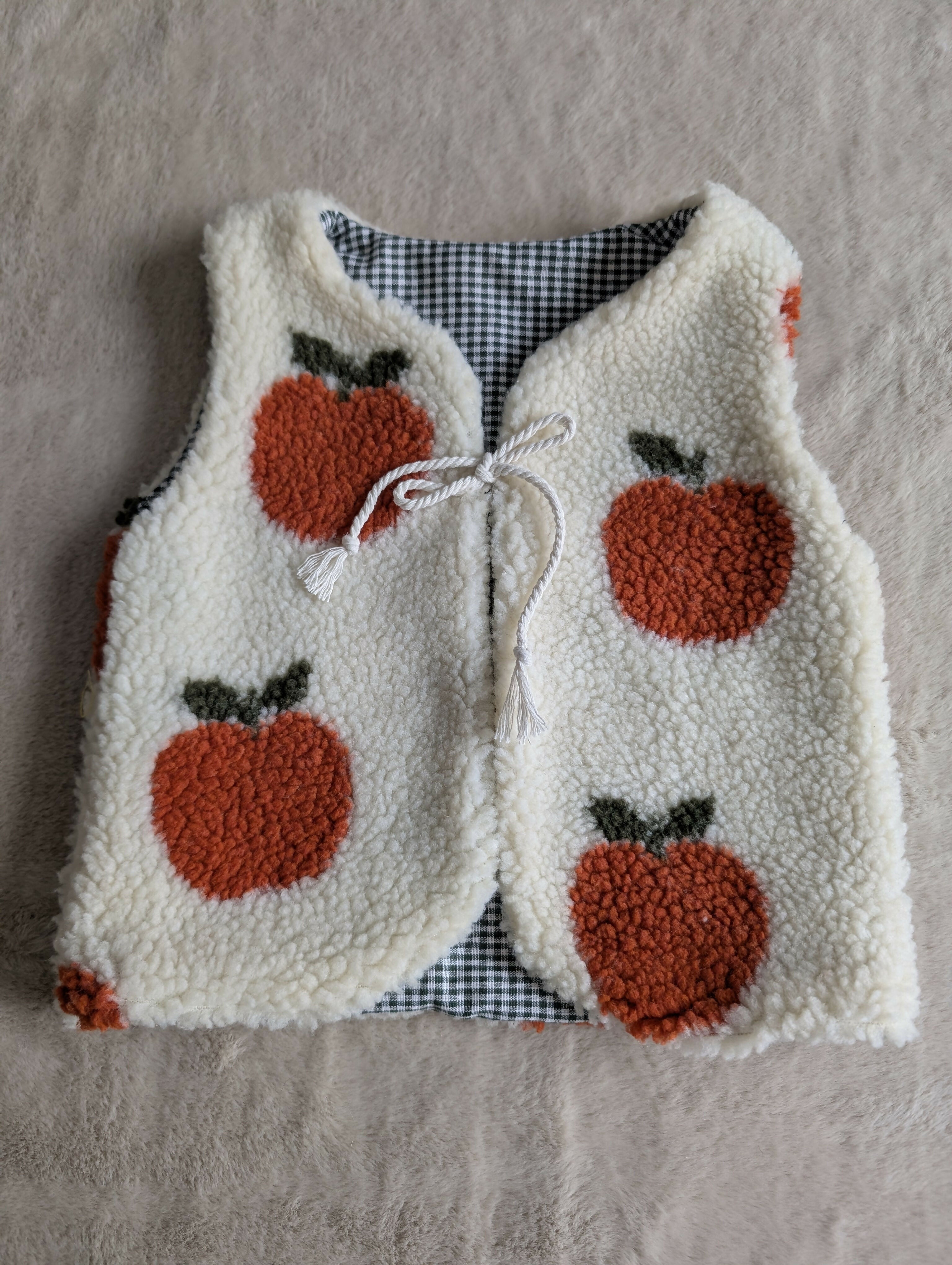SHEPHERD VEST Apples 18 months - 3 years