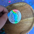 Sticker holo j'échoue avec panache