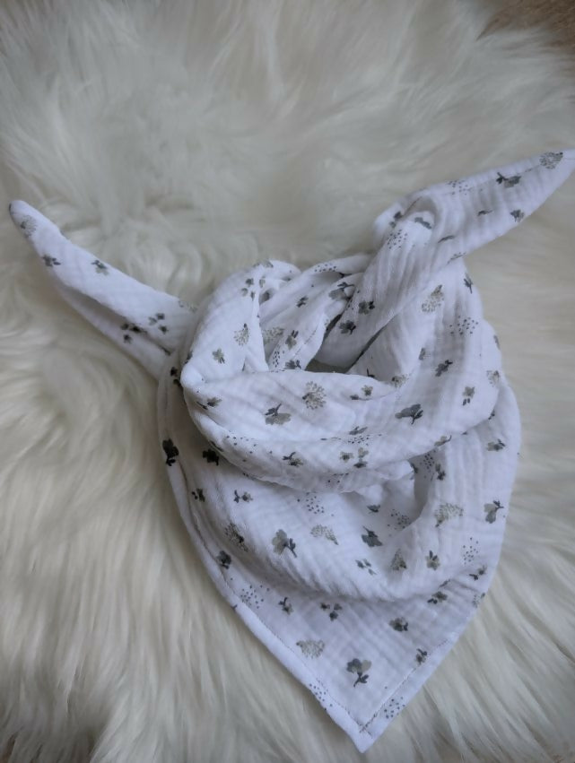 Foulard bébé enfant double gaze baleine