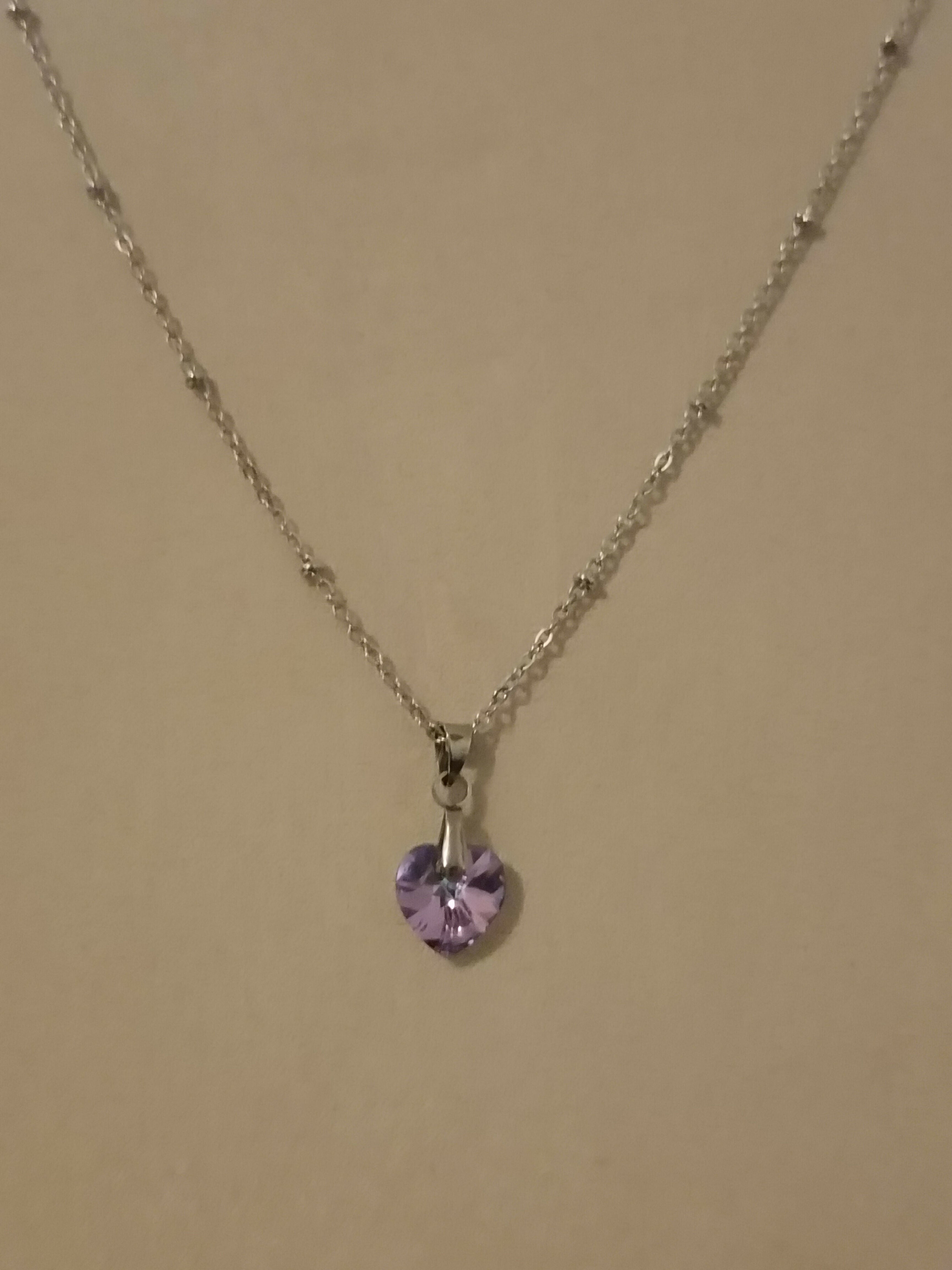 MEL/CCA Collier Cœur Argent