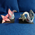 ORI006 Origami swan and lily flower set