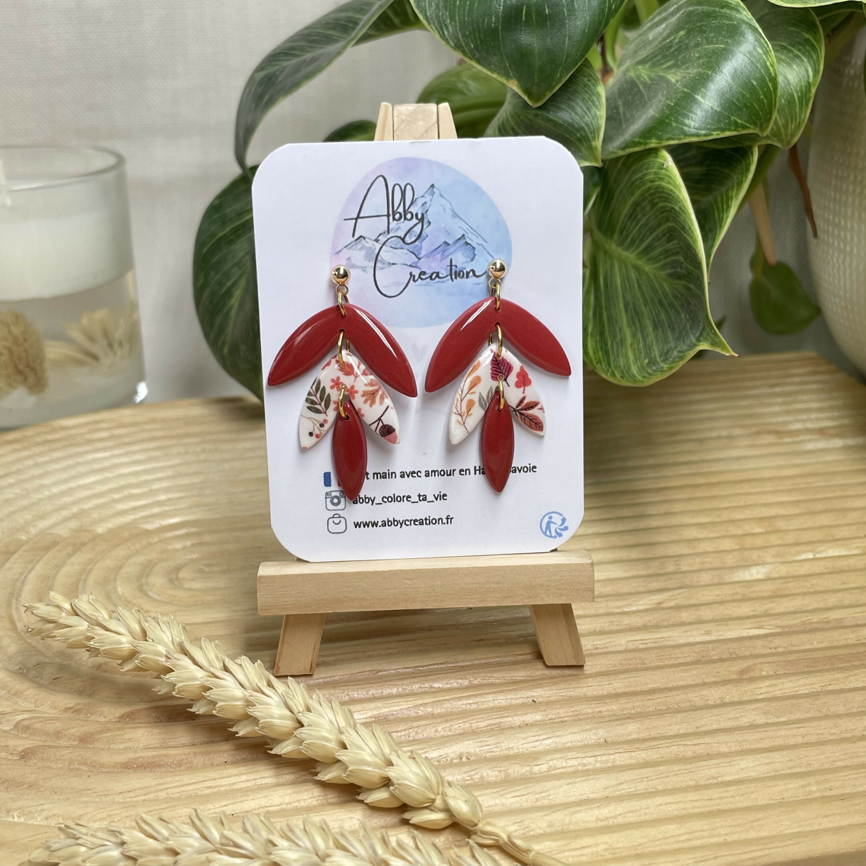 Boucles Triple Feuilles Automne